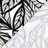 Viskosjersey Stora blad – elfenbensvit/nattblå,  thumbnail number 4