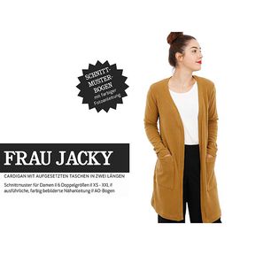 FRAU JACKY - cardigan med påsydda fickor, Studio Schnittreif  | XS -  XXL, 