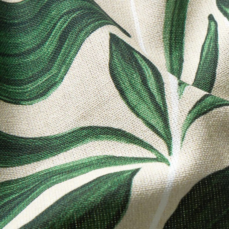 Dekorationstyg Canvas sofistikerade växter – mörkgrön/natur, image number 6