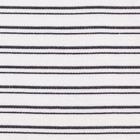blustyg crepe oregelbundna ränder – vit/svart, 
