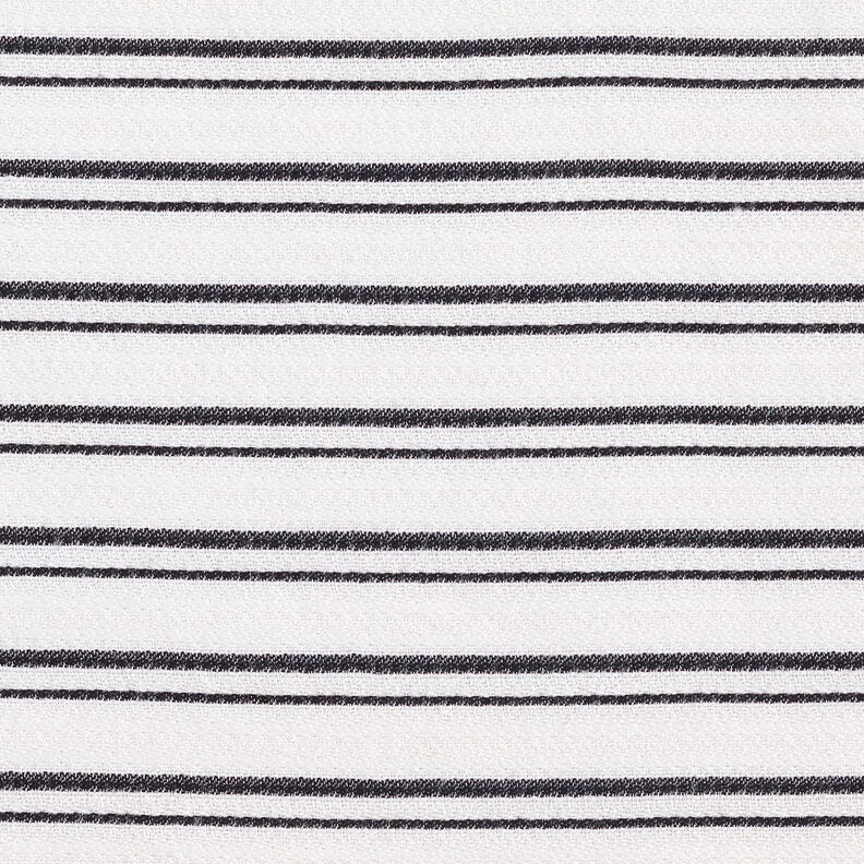 blustyg crepe oregelbundna ränder – vit/svart,  image number 1