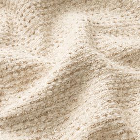 Stoppningstyg färgglad bouclé-look – ljusbeige/cashew, 