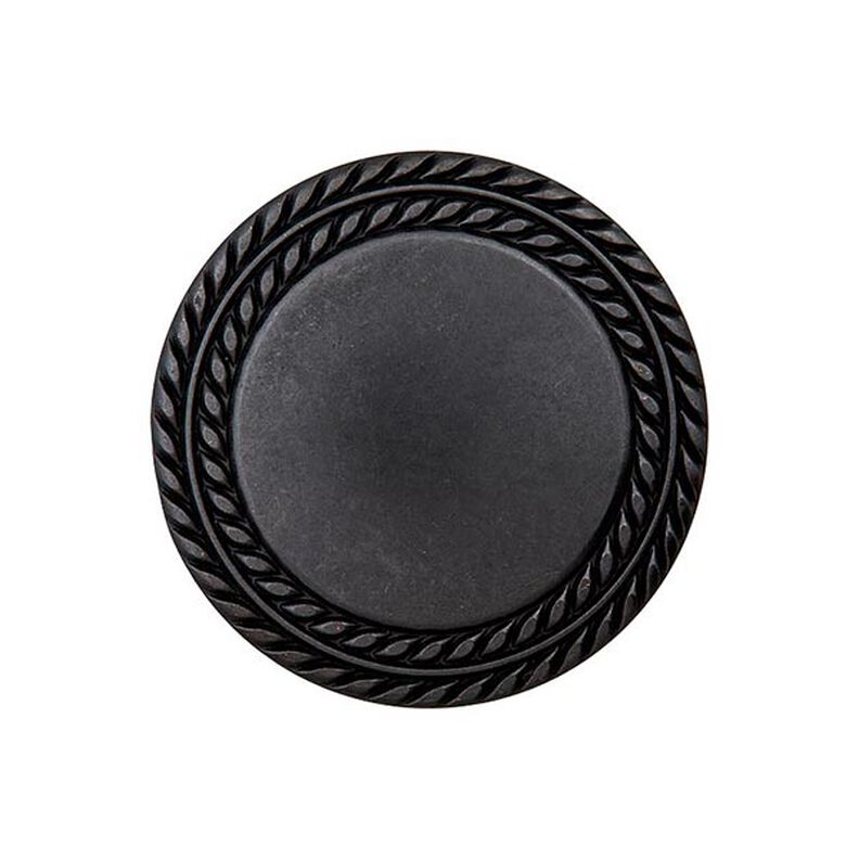 Metallknapp med ögla – svart,  image number 1