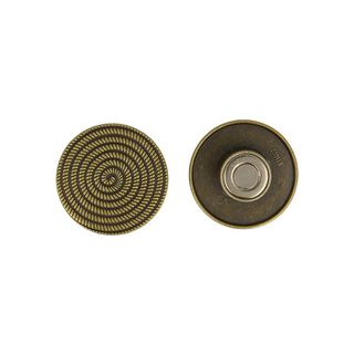 Omtag med magnetlås [Ø 4,5cm] – gammalt guld metallisk, 
