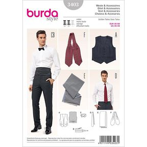 Väst / Accessoarer, Burda 3403, 