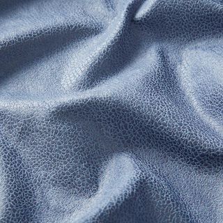 Jerseyvelour Ormtryck – stålblått, 