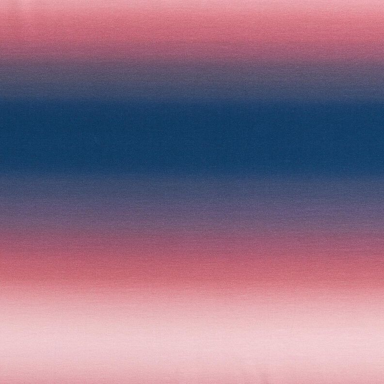 Bomullsjersey Ombre | Glitzerpüppi – nattblå/ljus bärfärg,  image number 1