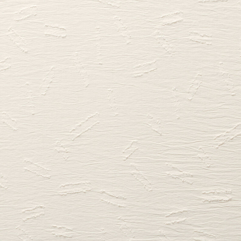 Jacquard dobby ränder – yllevit, image number 1