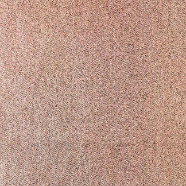 Bomullspoplin foliebehandlade Enfärgat – roséguldmetallic,  image number 5