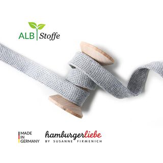 GOTS Ekologisk hoodie snodd CORD ME Melange [20 mm] | Albstoffe | Hamburger Liebe, 