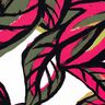 Viskosjersey Stora blad – intensiv rosa/nattblå,  thumbnail number 5