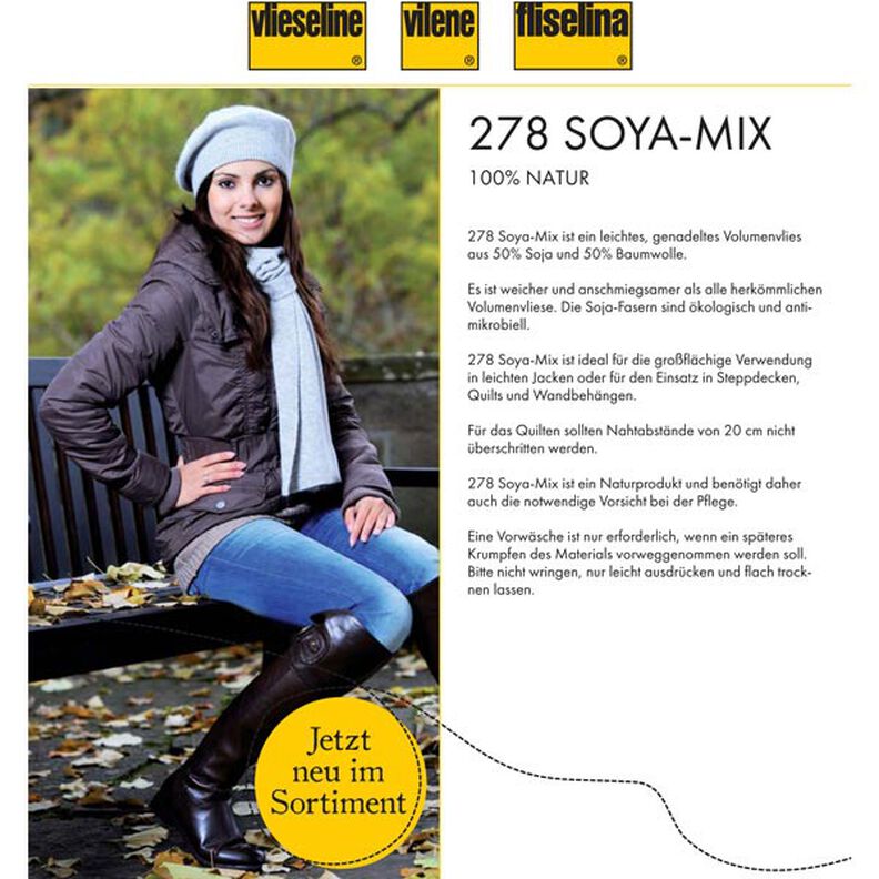 278 Soya Mix Volymmellanlägg | Vlieseline – natur, image number 2