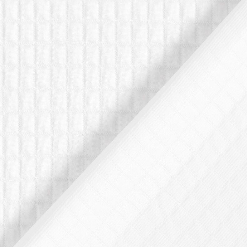 Quiltad jersey boxar – vit, image number 4