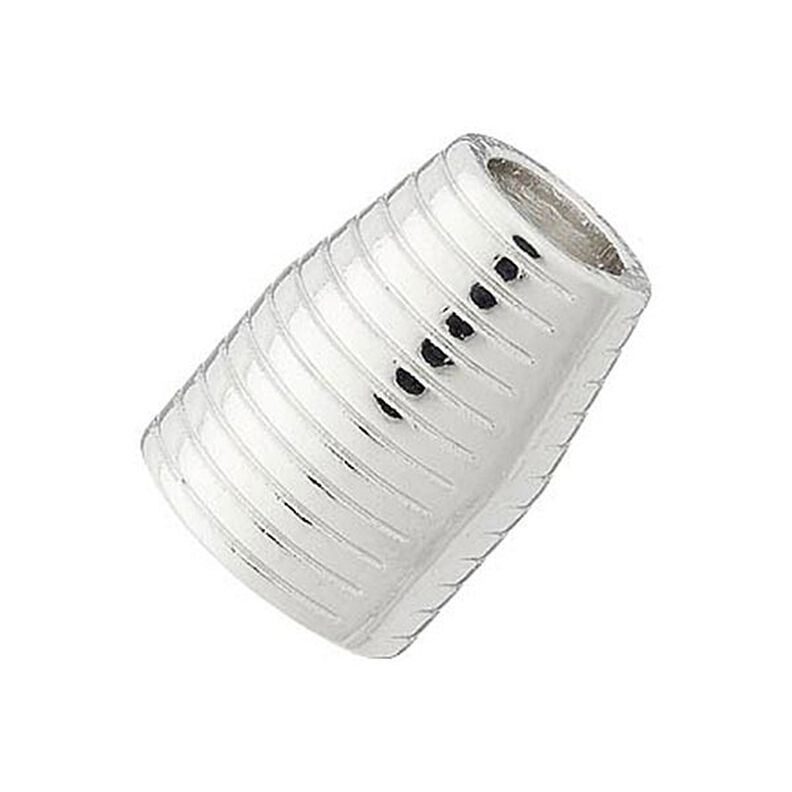 Snörände [ Ø 5 mm ] – silver metallic,  image number 1
