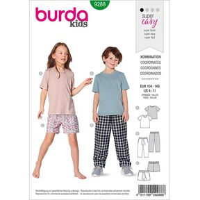 T-shirt, Burda 9288 | 104-146, 