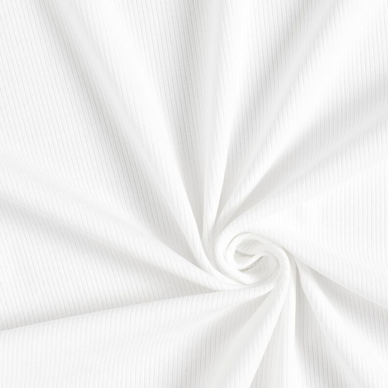 Ribbad jersey fint 2-1-1-1 revbensm&ouml;nster &ndash; vit,  image number 1