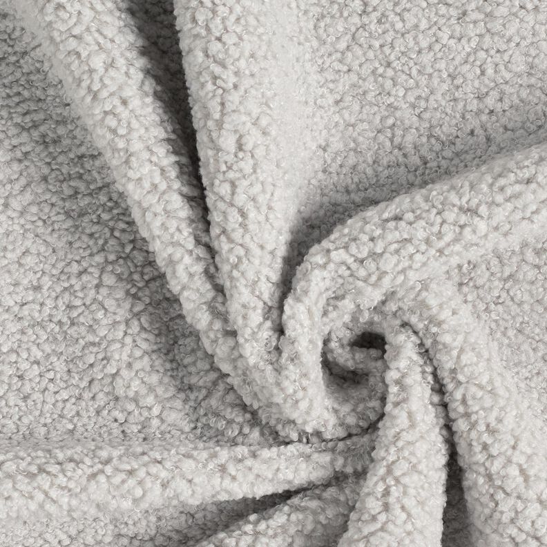 Stoppningstyg fårskinnslook – silvergrå, image number 1