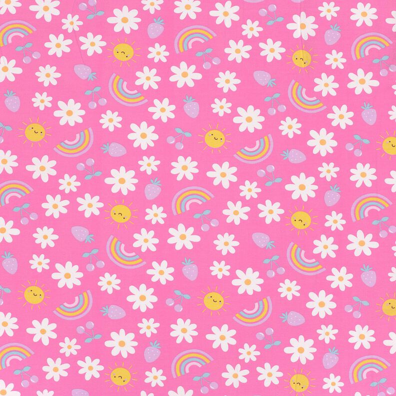 Bomullsjersey sommar i luften – rosa,  image number 1