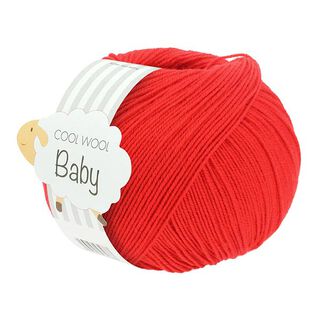 Cool Wool Baby, 50g | Lana Grossa – rött, 