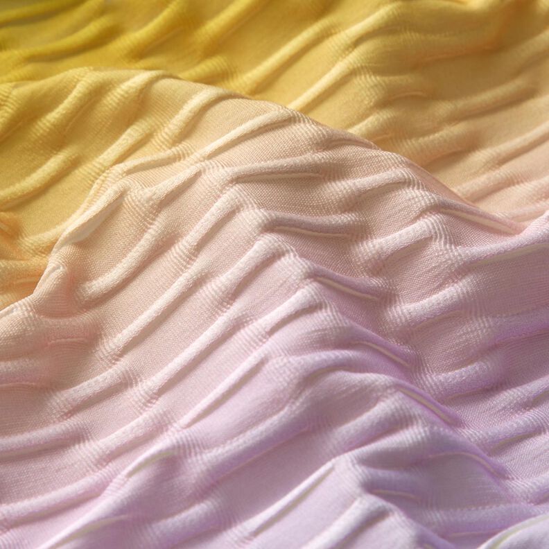 sportjersey struktur färggradient – pastellviolett/apricot,  image number 2