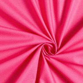 Bomullspoplin Enfärgat – intensiv rosa, 