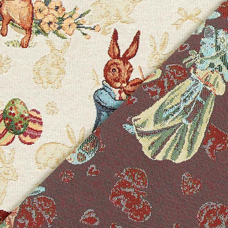 Jacquard Gobeläng Påskhare-familj,  image number 4