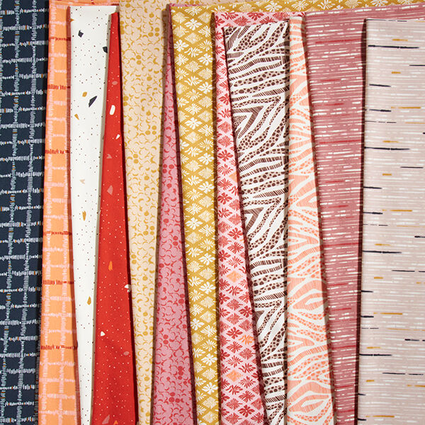 GOTS Bomullsjersey Terrazzo | Tula – yllevit/mörkbrun, image number 5
