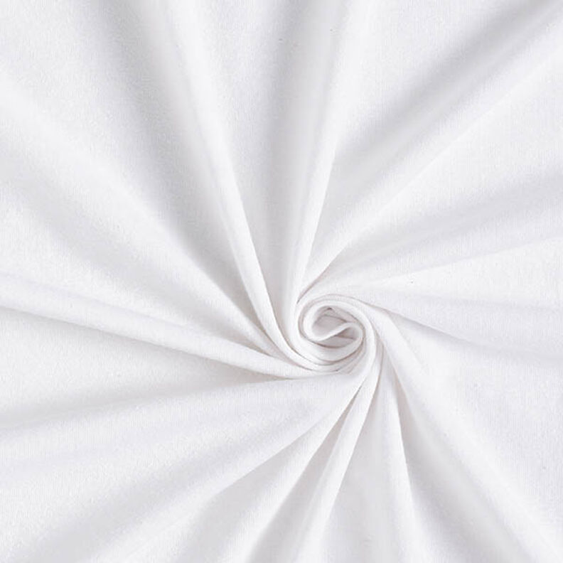 Jersey bomull/linne-mix enfärgad – vit,  image number 1