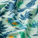 Bambu Jersey Fåglar & blad – pastellgrönt, 