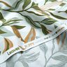 Dekorationstyg Canvas målade blad – grön/vit,  thumbnail number 3