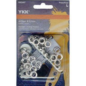Öglar 2 – silver | YKK, 
