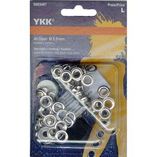 Öglar 2 – silver | YKK, 