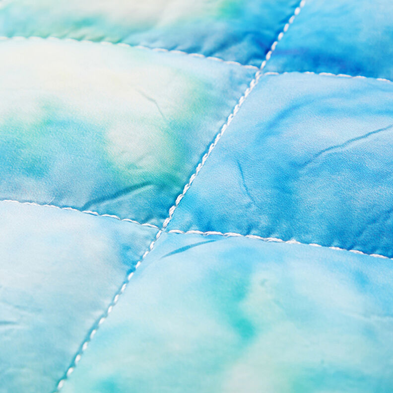 Quiltat tyg regnbågar färggradient – vit/färgmix,  image number 6