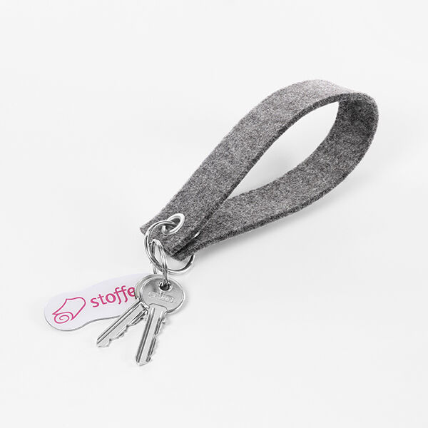 Filt 45 cm/4mm tjock melange – grått,  image number 4