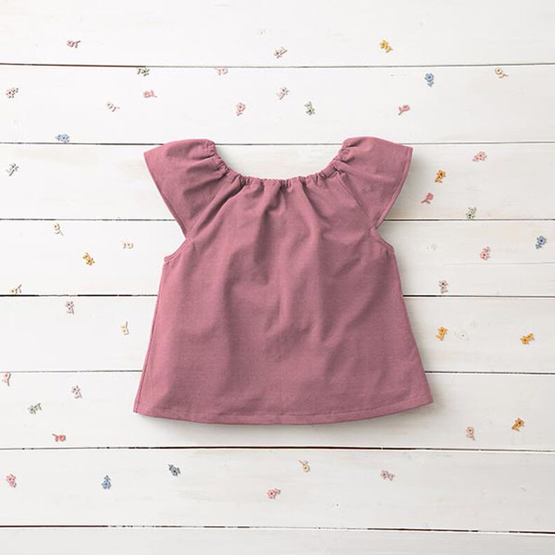Bomullsjersey medium enfärgad – mörk gammelrosa,  image number 7