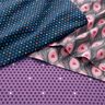 Bomullsjersey Pavo hjärtan | Stoff&Liebe – rödlila/aubergine,  thumbnail number 5