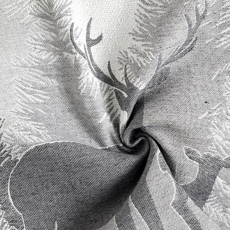 Panel Gobeläng Hjortar – grått,  image number 3