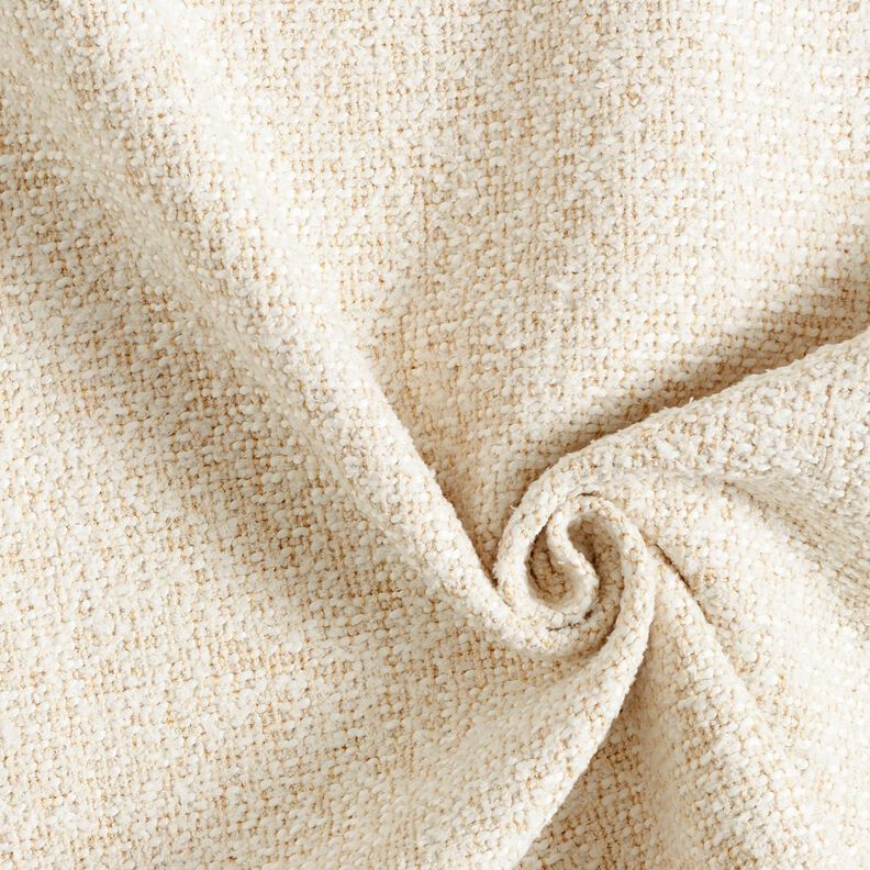 Stoppningstyg färgglatt vävt tyg – yllevit/beige,  image number 1