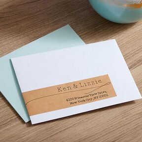 Cricut Smart Label skrivpapper 4-pack [13,9 x 30,4 cm] | Cricut – brun, 