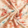 LENZING™ ECOVERO™ viskostyg Fåglar och älvor | Katia Fabrics – kräm/eldröd,  thumbnail number 3