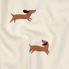 Sweatshirt Ruggad glada taxar | Poppy Fabrics – elfenbensvit, 