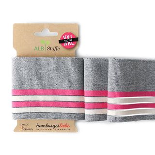 EKOLOGISKA STICKADE MUDDAR CUFF ME Reflektor  [140 CM | 8 CM]  | Albstoffe | Hamburger Liebe, 