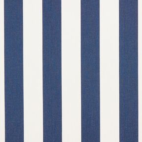 Outdoortyg Canvas Blockränder – indigo/elfenbensvit, 