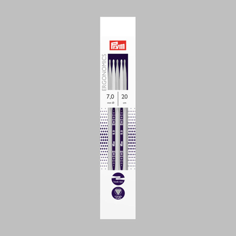 7,0 | 20 cm Strumpsticka Ergonomics | Prym,  image number 1