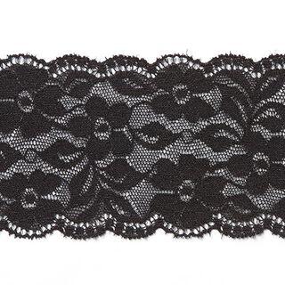 Elastisk underklädesspets [60 mm] - svart, 