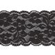 Elastisk underklädesspets [60 mm] - svart,  thumbnail number 1