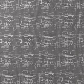 Fodertyg Jacquard gallermönster – grått, 