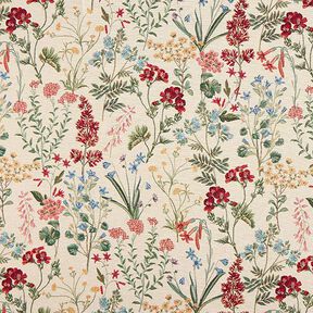 Dekorationstyg Gobeläng Blomsteräng – beige, 
