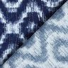 Bomullspoplin Diamanter & glitterdroppar – indigo/vit,  thumbnail number 4