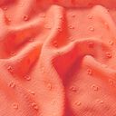 Crêpe Chiffon Dobby-prickar – persikofärgad, 